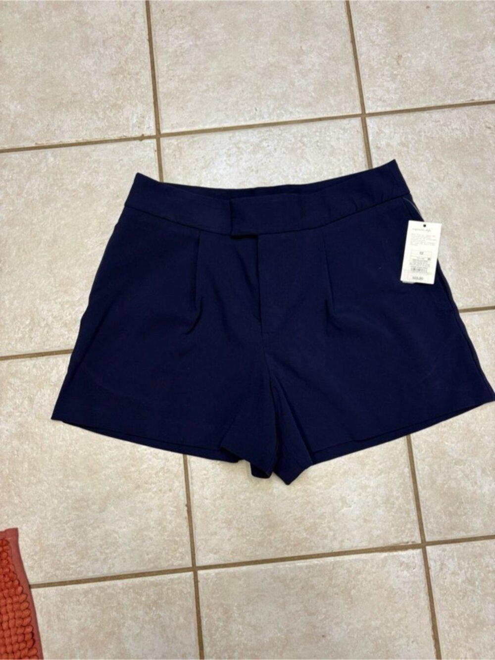 a new day Navy High-Rise Dress Shorts